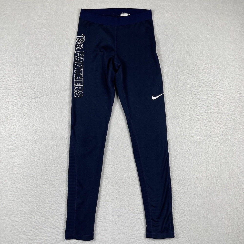 Pitt Panther Pants Womens Medium Nike Dri Fit Leggings Gym Athleisure Workout‎